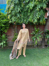 Radiant Earth Tones: Attire Pret Stitched 3-Piece - Brands Kahani